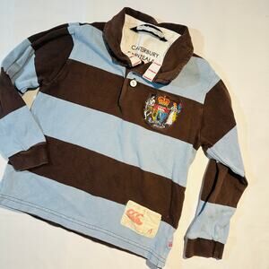 Canterbury Of New Zealand Played In Heaven Polo Rugby Long Sleeve Top Sz 4